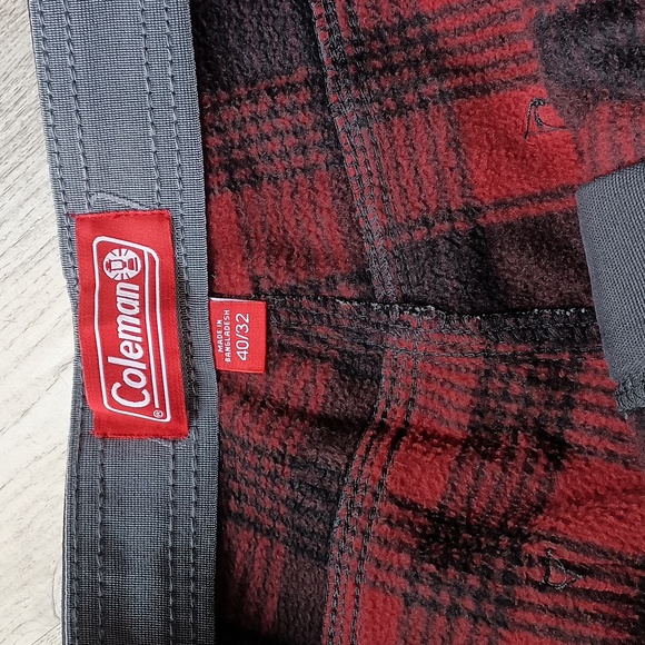 Coleman black fleece lined pants size 40w 32L - Picture 3 of 9